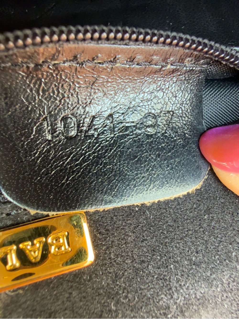 Bally Black Patent Leather Saddle Crossbody Shoulder Bag Gold Hardware - Picture 12 of 15